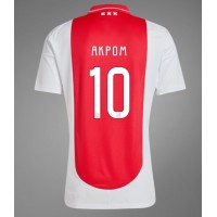 Maglia Calcio Ajax Chuba Akpom #10 Prima Divisa 2024-25 Manica Corta